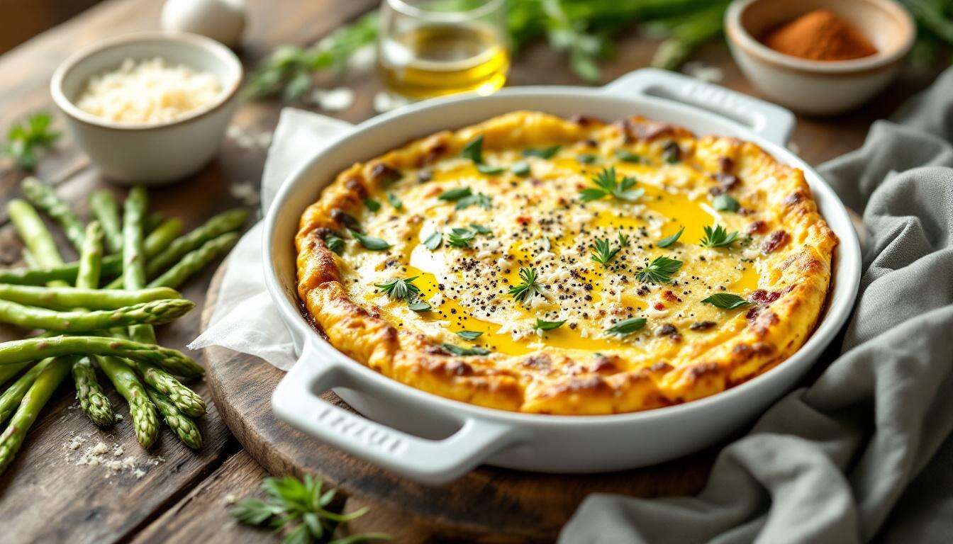 Frittata di asparagi al forno: la ricetta primaverile con sole 150 calorie a porzione