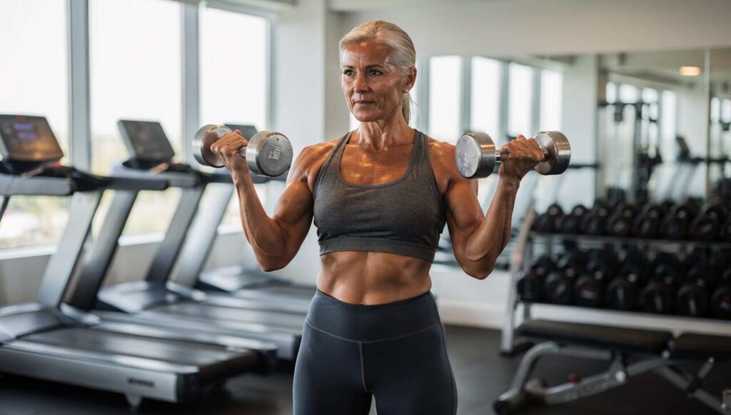 Allenamento over 50: perché i pesi leggeri con più ripetizioni funzionano meglio di quanto pensi